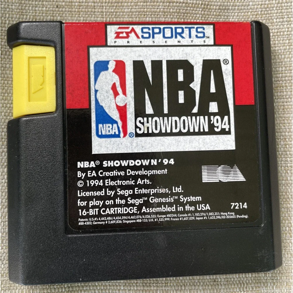 NBA Showdown '94 (Sega Genesis, 1994) Complete. Tested.